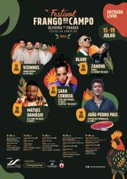 Cartaz Festival Frango do Campo 2026 - Oliveira de Frades