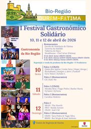 Cartaz Festival Gastronómico Solidário 2026 - Ourém