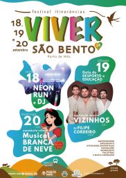 Cartaz Festival Itinerâncias 2026 - São Bento