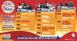Cartaz Festival Sabores e Tradições da Maia 2026 - Águas Santas
