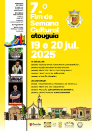 Cartaz Fim de Semana Cultural 2025 - Atouguia