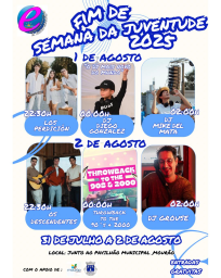 Cartaz Fim de Semana da Juventude 2025 - Mourão