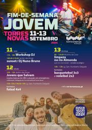 Cartaz Fim-de-semana Jovem 2026 - Torres Novas