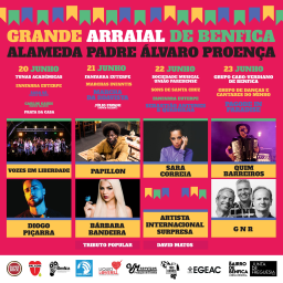 Cartaz Grande Arraial de Benfica 2024 - Benfica
