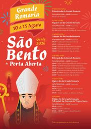 Cartaz Grande Romaria 2026 - Gerês