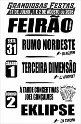 Cartaz Grandiosas Festas 2026 - Resende