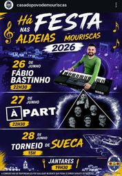 Cartaz Há Festa nas Aldeias 2026 - Mouriscas