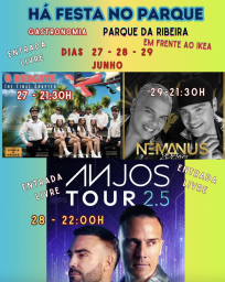 Cartaz Há Festa no Parque 2025 - Amadora