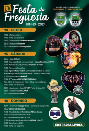 Cartaz IV Festa da Freguesia 2024 - Coimbra