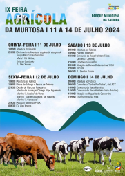 Cartaz IX Feira Agrícola 2024 - Murtosa