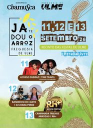 Cartaz Já te dou o Arroz 2026 - Ulme