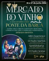 Cartaz Mercado do Vinho 2026 - Ponte da Barca