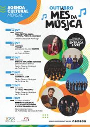 Cartaz Mês da Música 2026 - Ponte de Sor