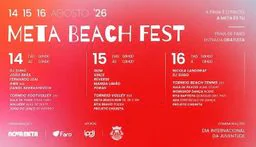 Cartaz Meta Beach Fest 2026 - Faro