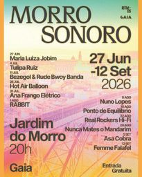 Cartaz Morro Sonoro 2026 - Gaia