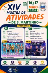 Cartaz Mostra de Atividades 2026 - Martinho de Sardoura