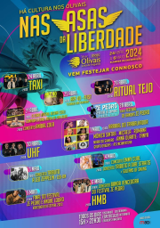 Cartaz Nas Asas Da Liberdade 2024 - Olivais