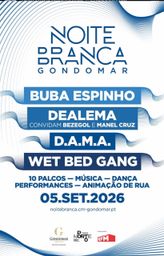 Cartaz Noite Branca 2026 - Gondomar