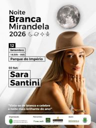 Cartaz Noite Branca 2026 - Mirandela