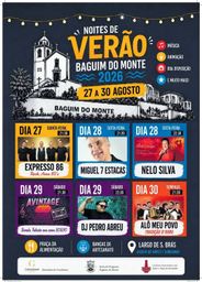 Cartaz Noites de Verão 2026 - Baguim do Monte