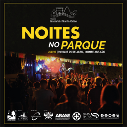 Cartaz Noites no Parque 2024 - Monte Abraão