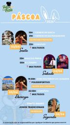 Cartaz Páscoa 2026 - Tolosa