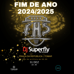 Cartaz Passagem de Ano 2024 - Tomar