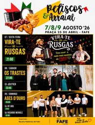 Cartaz Petiscos & Arraial 2026 - Fafe
