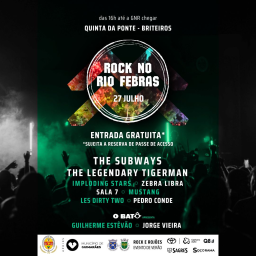 Cartaz Rock No Rio Febras 2024 - Briteiros