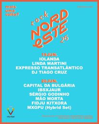 Cartaz Rock Nordeste 2026 - Vila Real