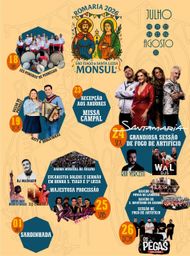 Cartaz Romaria 2026 - Monsul
