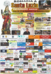 Cartaz Romaria a Santa Luzia 2024 - Barcelos
