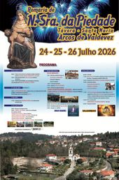 Cartaz Romaria de N. Sra. da Piedade 2026 - Távora (Santa Maria)