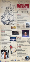 Cartaz Romaria de Santa Marinha 2024 - Forjães