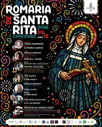Cartaz Romaria de Santa Rita 2026 - Ermesinde