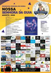 Cartaz Romaria em honra de Nossa Senhora da Guia 2026 - São João de Fontoura