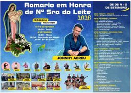 Cartaz Romaria em Honra de Nossa Senhora do Leite 2026 - Freixo de Cima e de Baixo