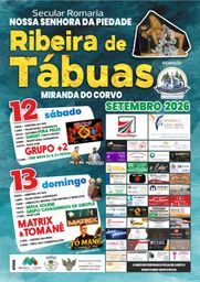 Cartaz Romaria Nossa Senhora da Piedade 2026 - Ribeira de Tábuas