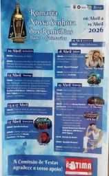 Cartaz Romaria Nossa Senhora dos Remédios 2026 - Barco