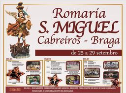 Cartaz Romaria S. Miguel 2026 - Cabreiros