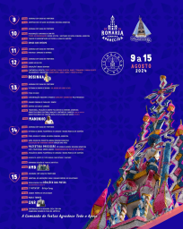 Cartaz Romaria Senhora da Aparecida 2024 - Lousada