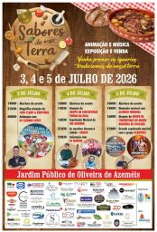 Cartaz Sabores da Nossa Terra 2026 - Oliveira de Azeméis