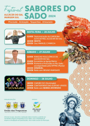 Cartaz Sabores do Sado 2024 - Alcácer do Sal