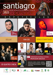 Cartaz Santiagro – Feira Agropecuária e do Cavalo 2025 - Setúbal