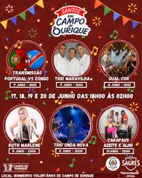 Cartaz Santos 2026 - Campo de Ourique