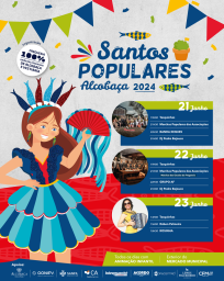 Cartaz Santos Populares 2024 - Alcobaça