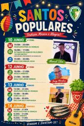 Cartaz Santos Populares 2026 - Tercena