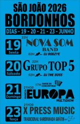 Cartaz São João 2026 - Bordonhos