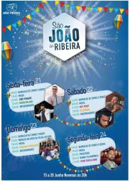 Cartaz São João da Ribeira 2024 - Funchal