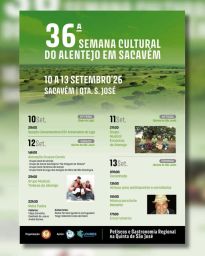 Cartaz Semana Cultural do Alentejo 2026 - Sacavém